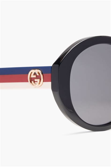 gg0998s gucci sunglasses|round frame acetate sunglasses Gucci.